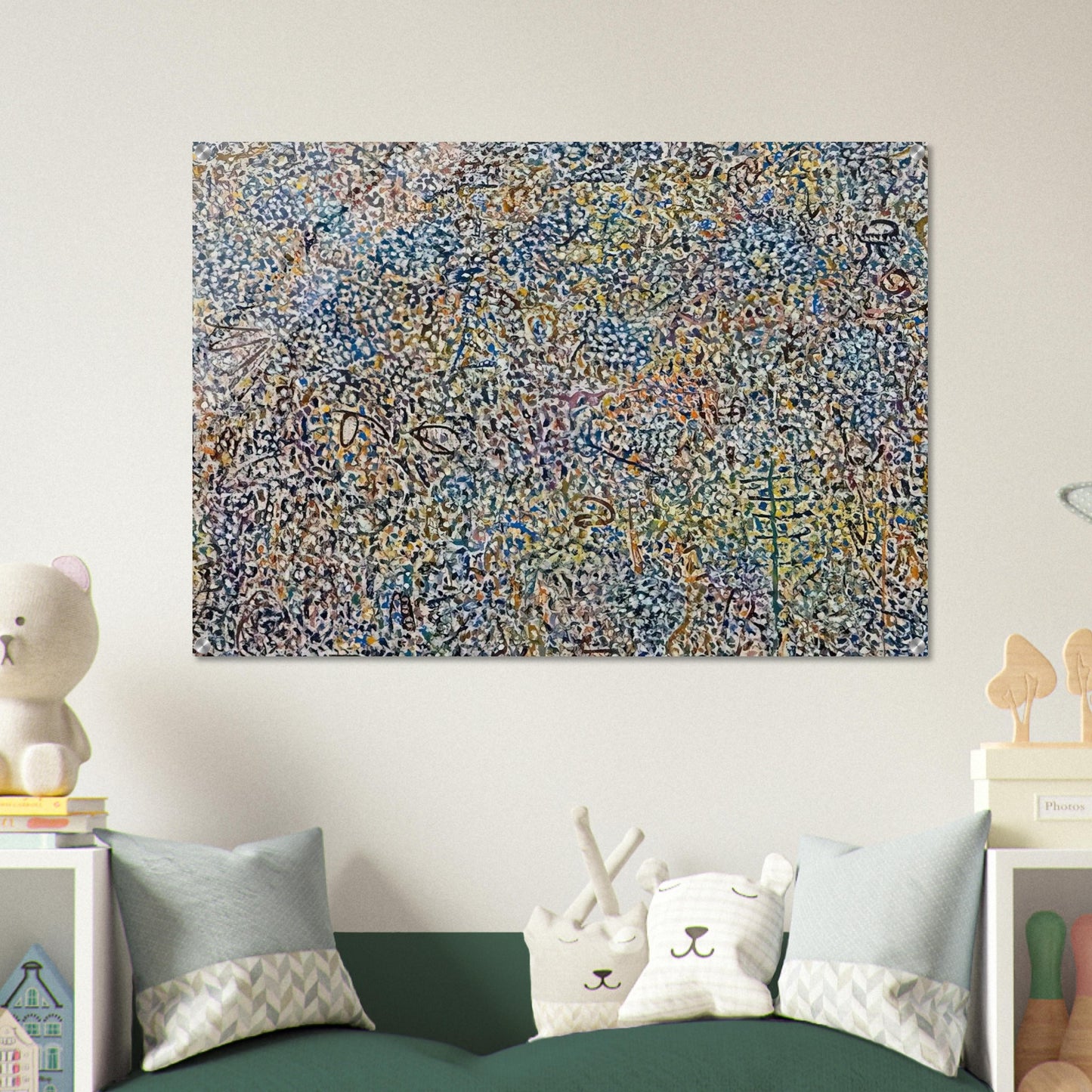 Presence Amaranth Garden - 1974 - Richard Pousette-Dart Acrylic Print - 70x100 cm / 28x40″ inches