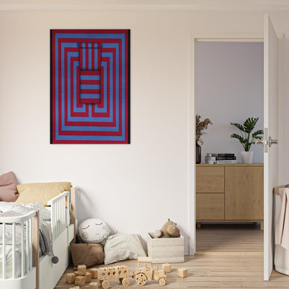 Witoto - 1970 - Omar Rayo Brushed Aluminum Print - 70x100 cm / 28x40 inches | Omar Rayo Aluminum Print | Omar Rayo Prints