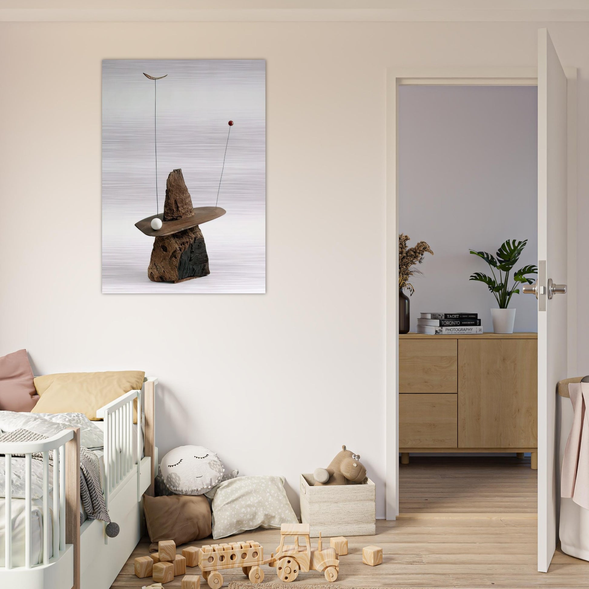 GIBRALTAR 1936 - Alexander Calder Brushed Aluminum Print - 70x100 cm / 28x40 inches | Alexander Calder Aluminum Print | Alexander Calder Prints
