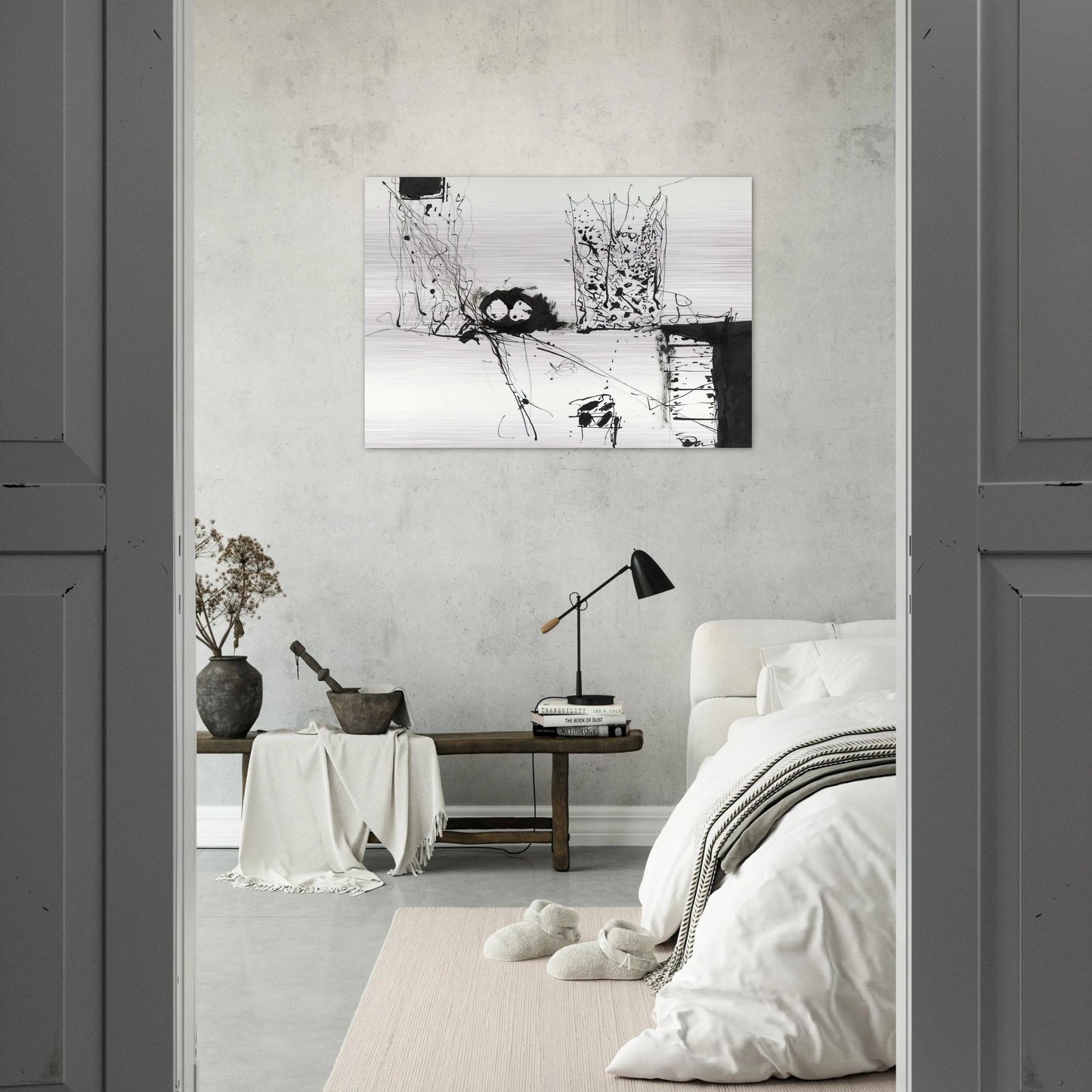 Tree House - 1981 - Gene Davis Brushed Aluminum Print - 70x100 cm / 28x40 inches | Gene Davis Aluminum Print | Gene Davis Prints