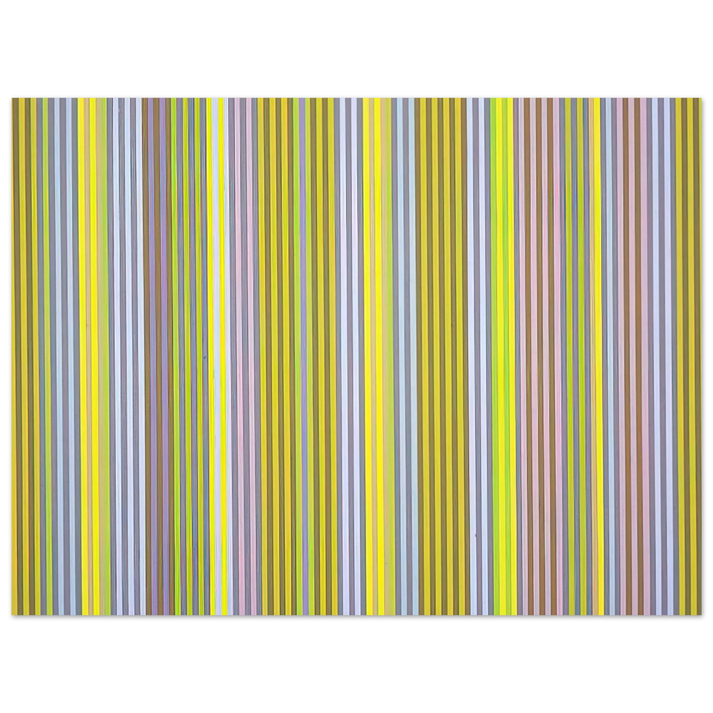Gene Davis - Black Popcorn - 1969  75x100 cm / 30x40inches Fine Art Poster