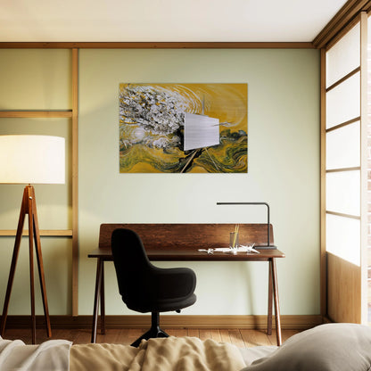 The Blossom Tree - 1982 - Brett Whiteley Brushed Aluminum Print - 70x100 cm / 28x40 inches | Brett Whiteley Aluminum Print | Brett Whiteley Prints