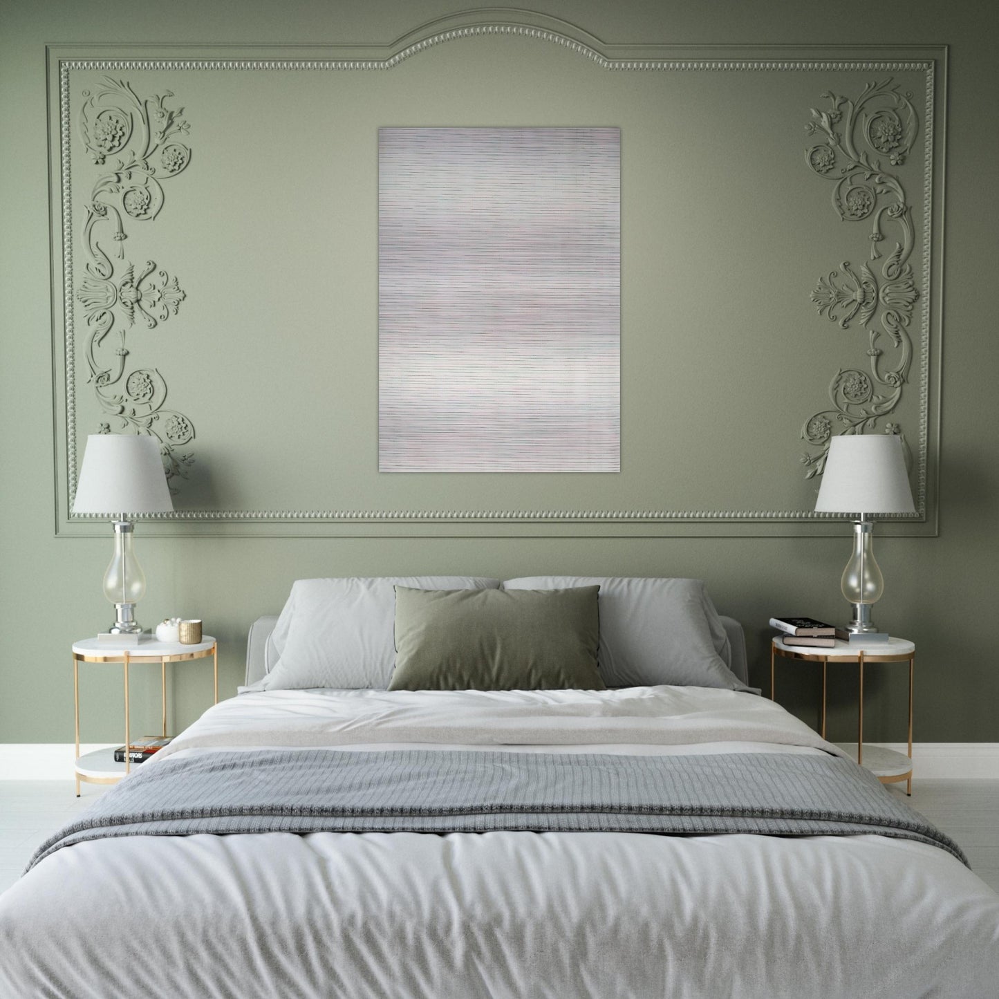 Leaves - Agnes Martin Brushed Aluminum Print - 70x100 cm / 28x40 inches | Agnes Martin Aluminum Print | Agnes Martin Prints