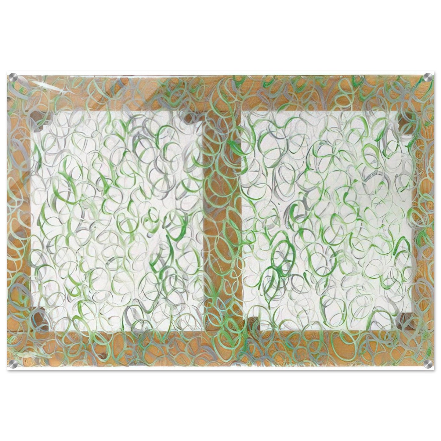 Verdeargento - 1969 - Carla Accardi Acrylic Print - 70x100 cm / 28x40″ inches