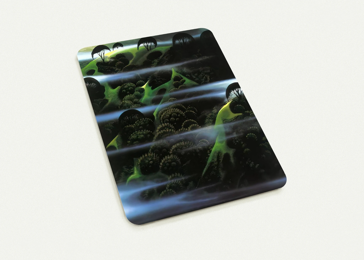 Early Morning Fog By Eyvind Earle Pack of 10 Post Cards | Eyvind Earle Post Cards | A6 (10.5 x 14.8 cm) - 4.1 x 5.8 inches