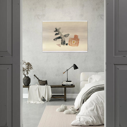 11.5.50 - 1950 - Julius Bissier Brushed Aluminum Print - 70x100 cm / 28x40 inches | Julius Bissier Aluminum Print | Julius Bissier Prints