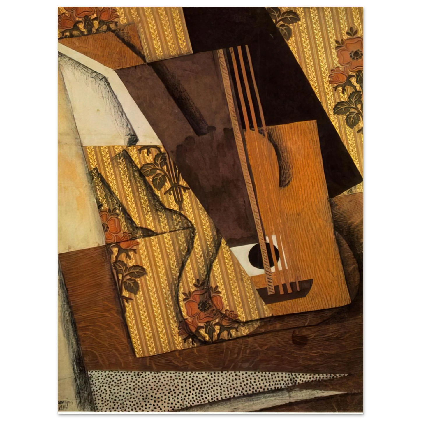 Juan Gris - THE GUITAR 1914  75x100 cm / 30x40inches Fine Art Poster