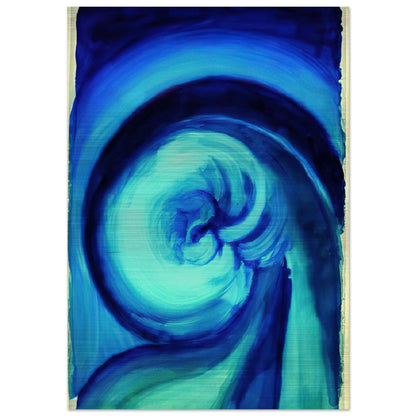 Blue I - Georgia O'Keeffe Brushed Aluminum Print - 70x100 cm / 28x40 inches | Georgia O'Keeffe Aluminum Print | Georgia O'Keeffe Prints