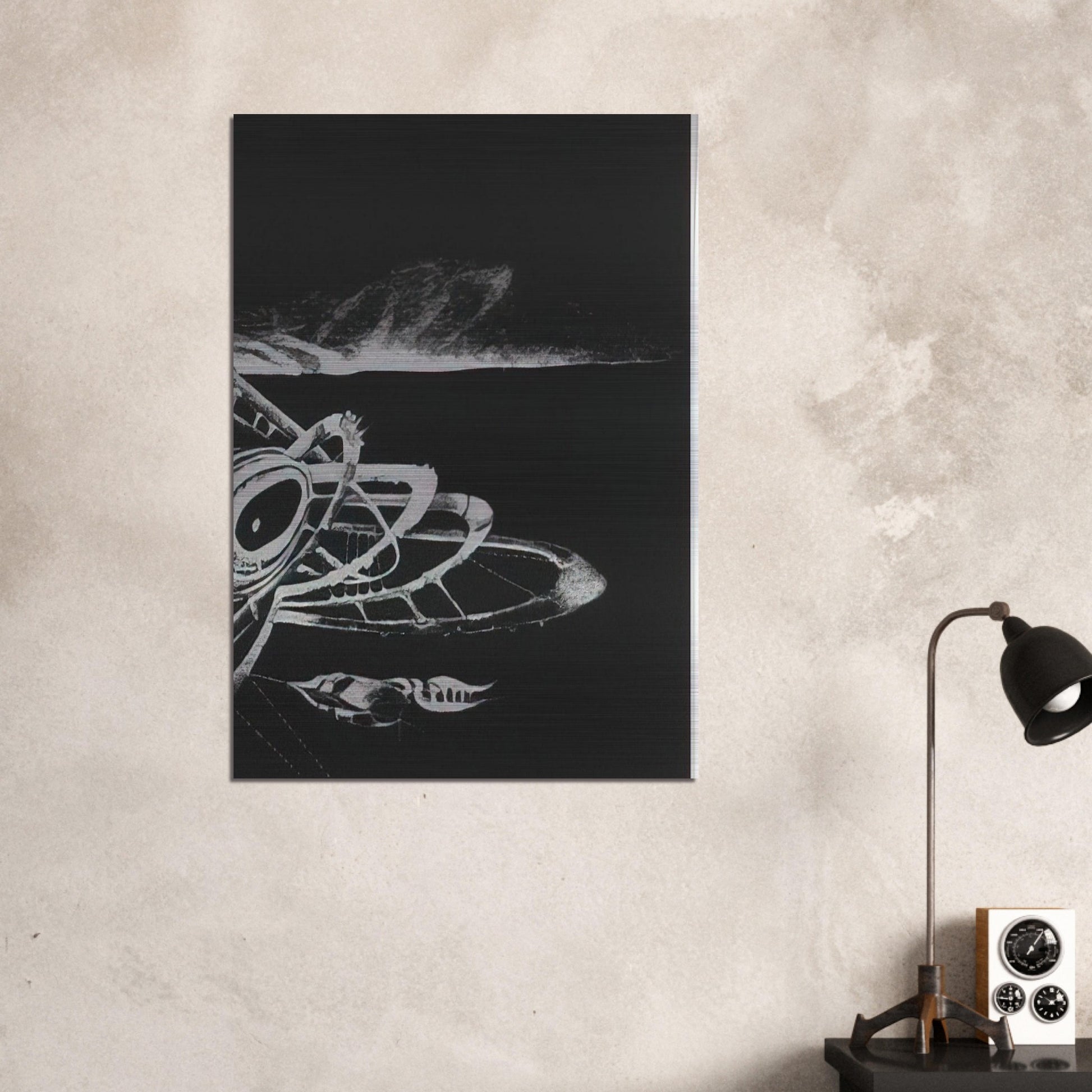 UNTITLED FROM THE NEW YORK COLLECTION FOR STOCKHOLM 1973 - Lee Bontecou Brushed Aluminum Print - 70x100 cm / 28x40 inches | Lee Bontecou Aluminum Print | Lee Bontecou Prints
