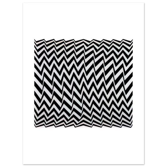 Bridget Riley - FRAGMENT 3 1965  75x100 cm / 30x40inches Fine Art Poster
