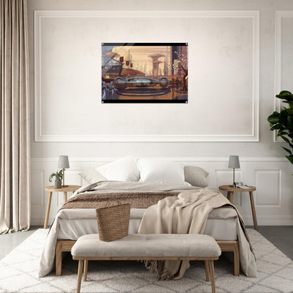 Syd Mead - Syd Mead Acrylic Print - 70x100 cm / 28x40″ inches | Syd Mead Wall Art | Syd Mead Prints