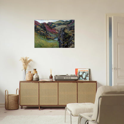 Landscape near Saint-Julien-des-Chazes - Armand Guillaumin Brushed Aluminum Print - 70x100 cm / 28x40 inches | Armand Guillaumin Aluminum Print | Armand Guillaumin Prints