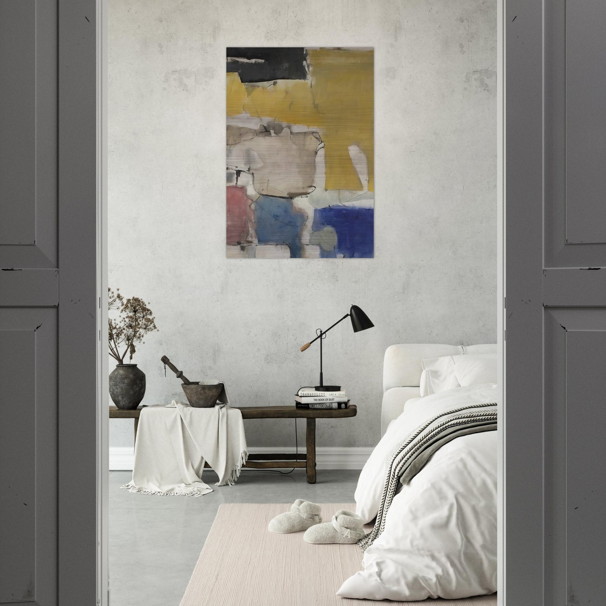 Albuquerque #9 - Richard Diebenkorn Brushed Aluminum Print - 70x100 cm / 28x40 inches | Richard Diebenkorn Aluminum Print | Richard Diebenkorn Prints