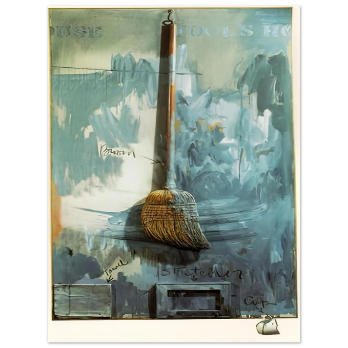 Jasper Johns - FOOLS HOUSE  75x100 cm / 30x40inches Fine Art Poster
