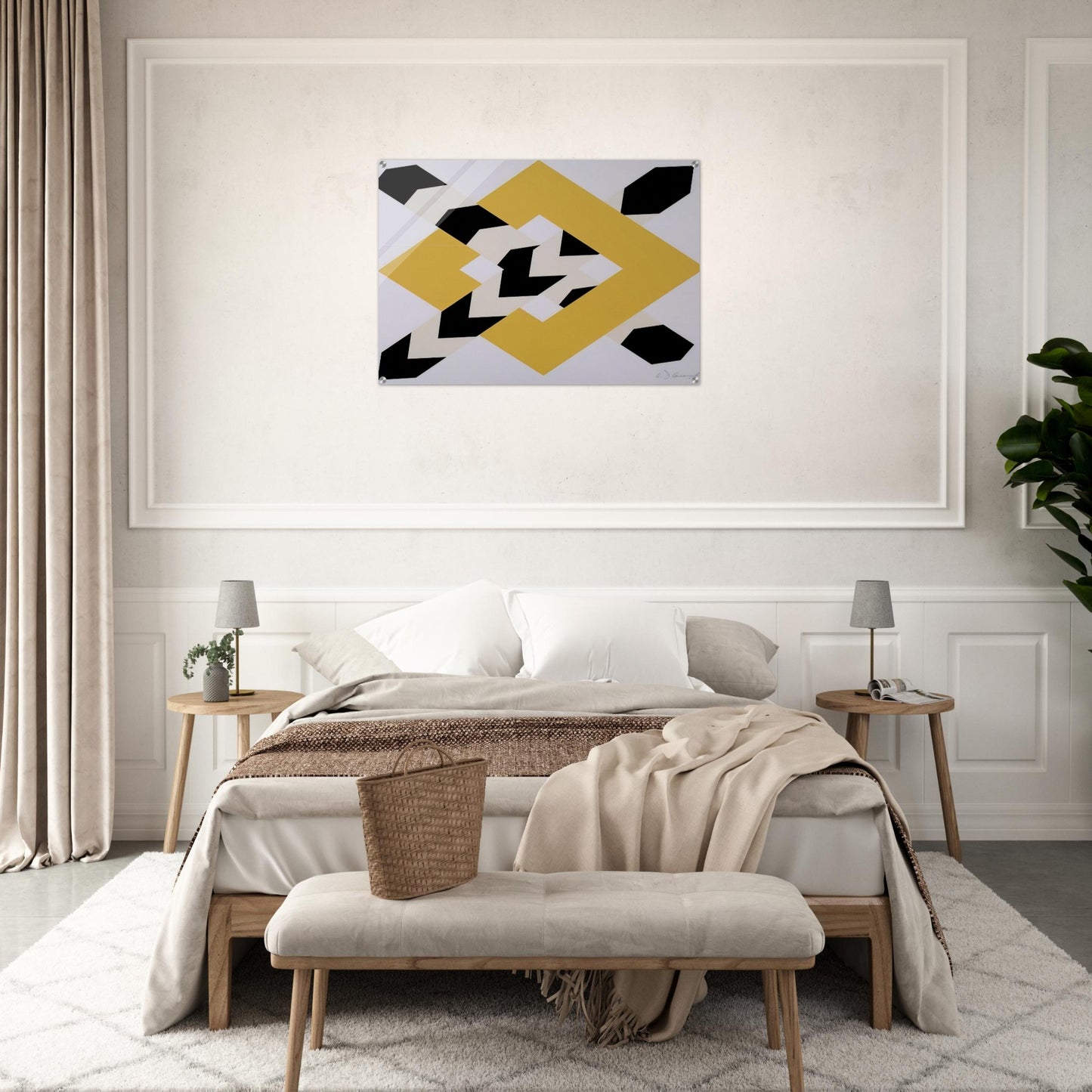 Constellation - 1971 - Allan D Arcangelo Acrylic Print - 70x100 cm / 28x40″ inches | Allan D Arcangelo Wall Art | Allan D Arcangelo Prints
