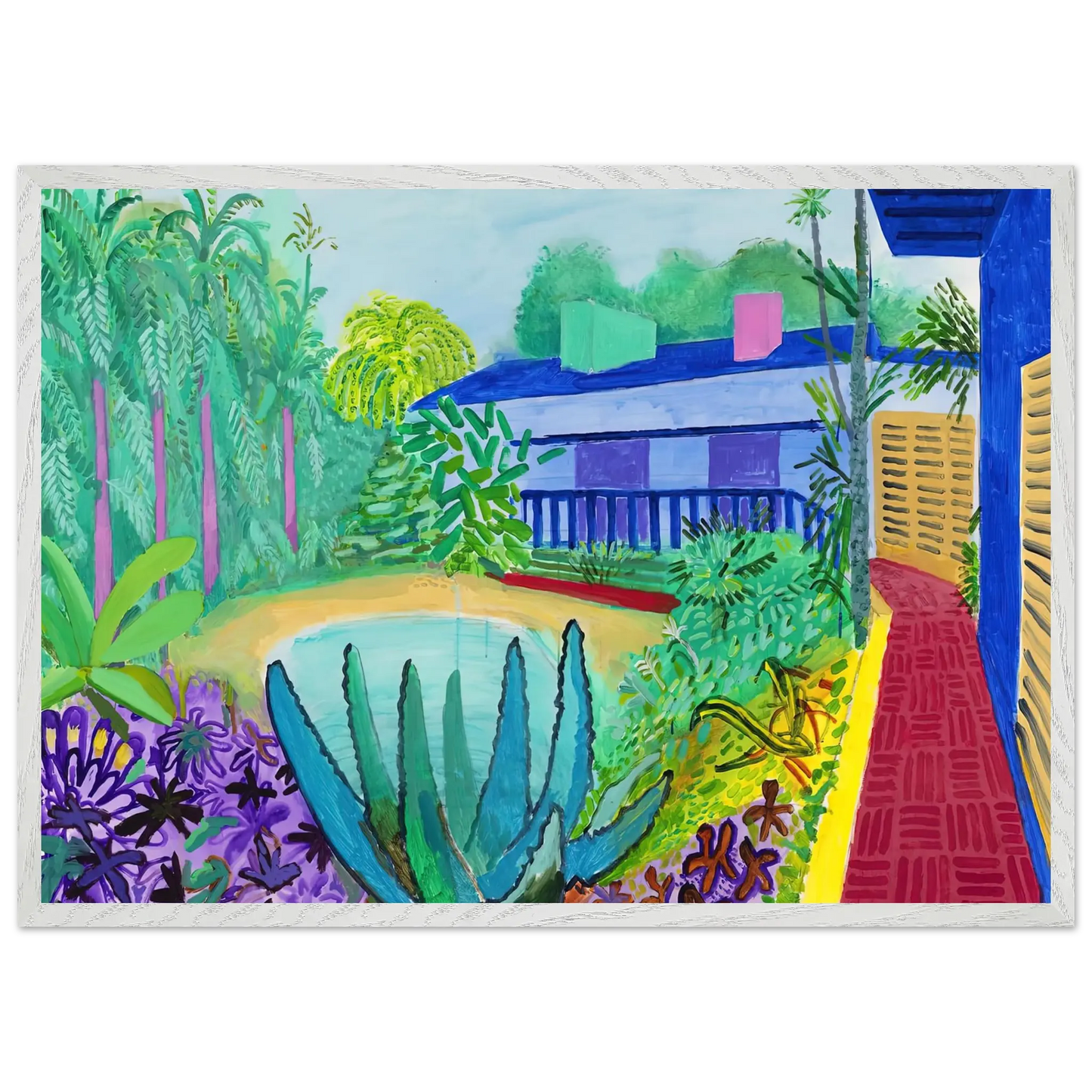 David Hockney - David Hockney Wall art - 60x80 cm / 24x32 Inches - Fine Art Poster - -