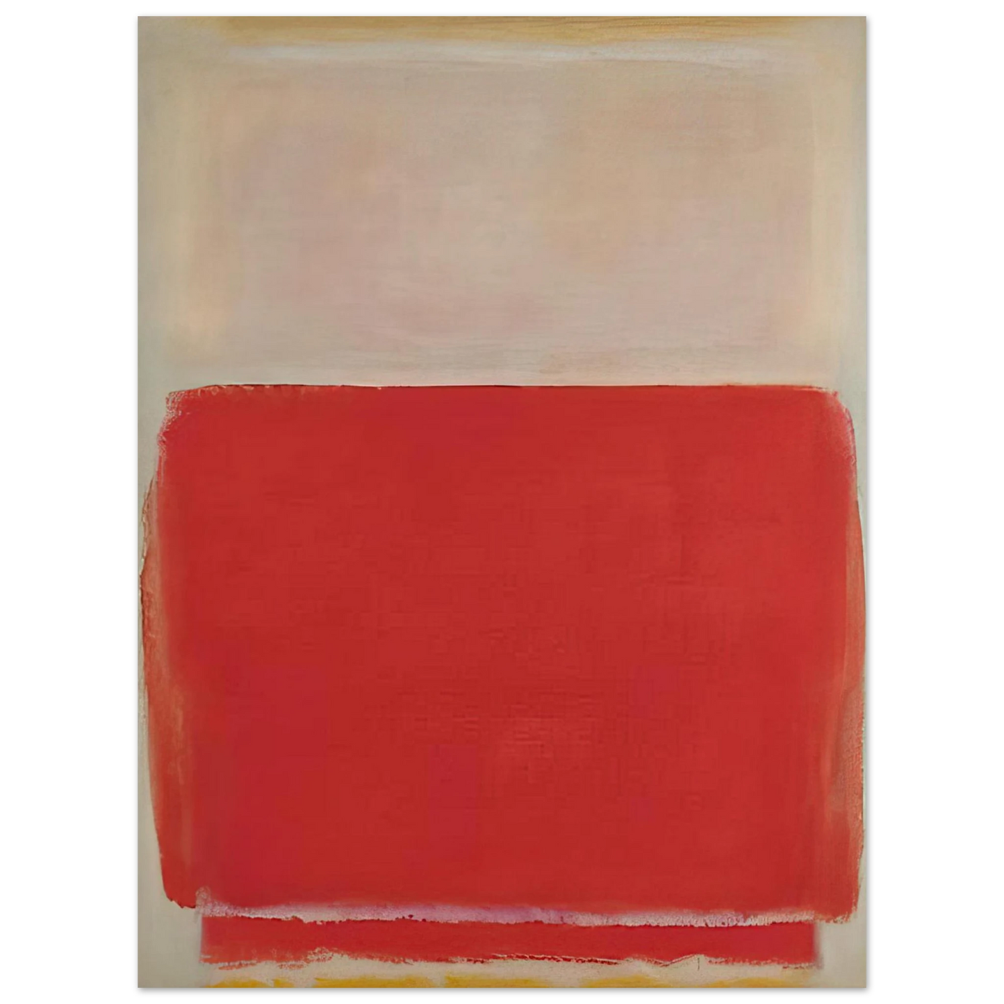 Mark Rothko - No. 3 - 1953 Wall Art - 21x29.7 cm / 8x12" - Fine Art Poster-canvas - -