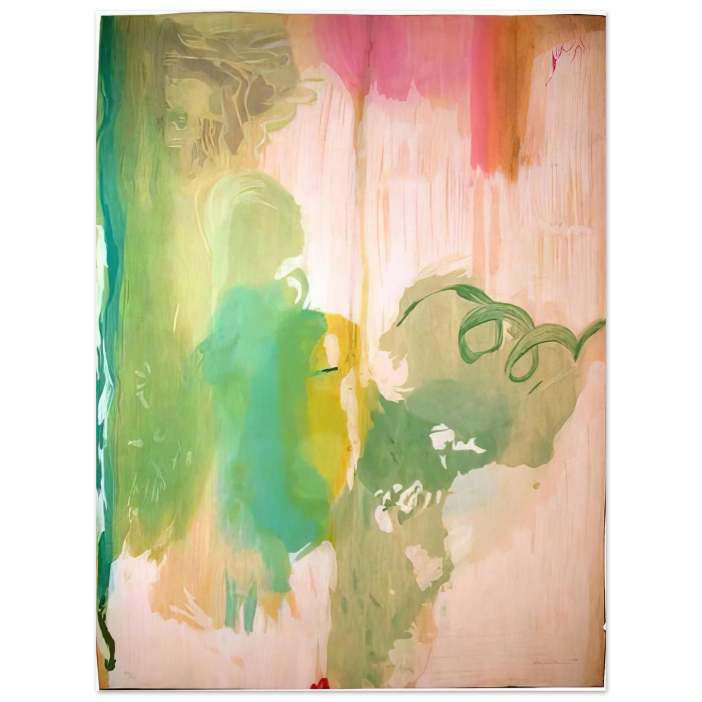 Helen Frankenthaler - Snow Pines - 2004 Wall art - 13x18 cm / 5x7 inches - Fine Art Poster-canvas - -