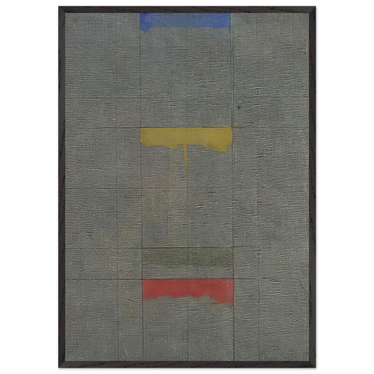 Untitled - Minimalism N1 - Brice Marden 70x100 cm / 28x40 inches Framed Art Print – Black Wooden Frame
