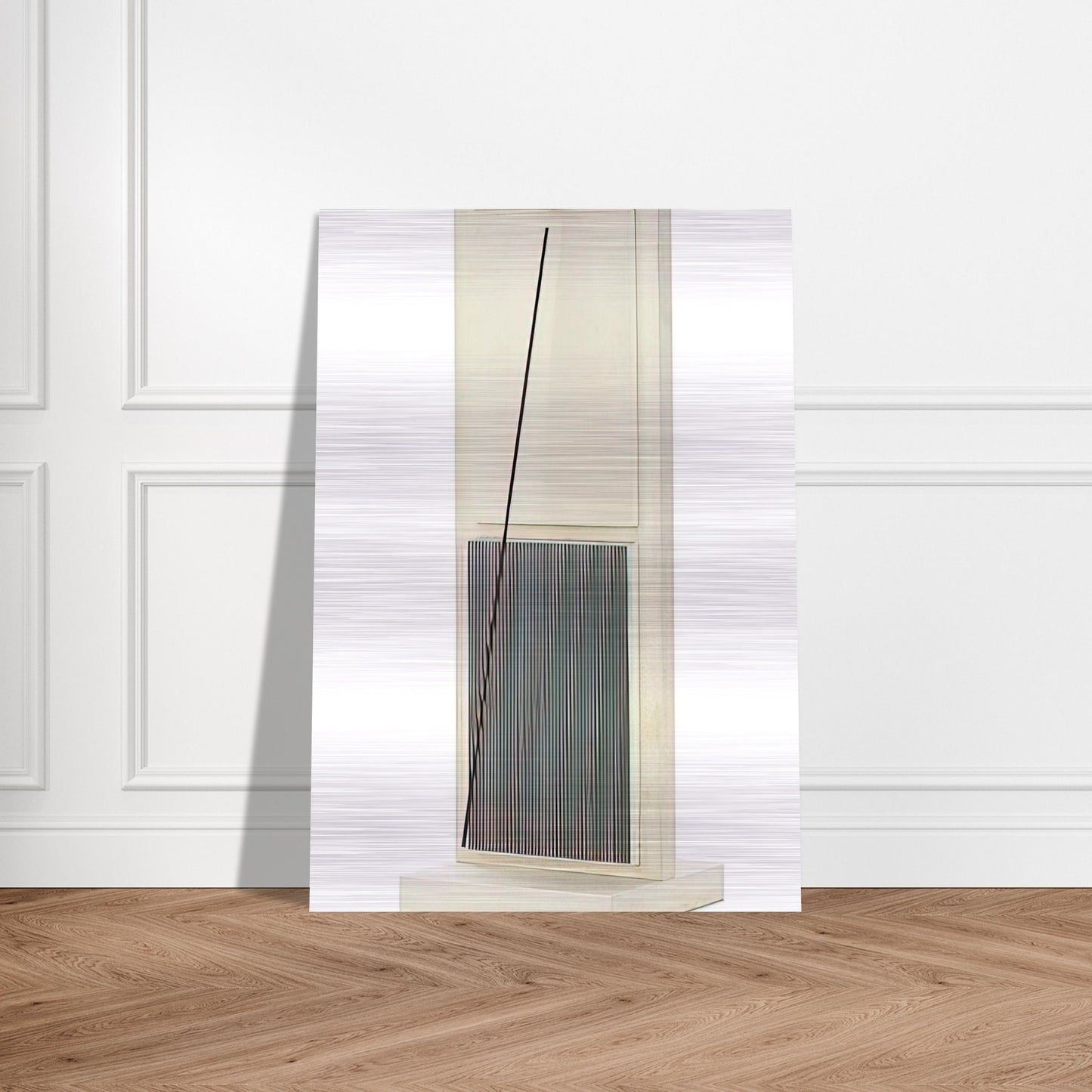 UNTITLED FROM THE JAI ALAI SERIES - Jesus Rafael Soto Brushed Aluminum Print - 70x100 cm / 28x40 inches | Jesus Rafael Soto Aluminum Print | Jesus Rafael Soto Prints