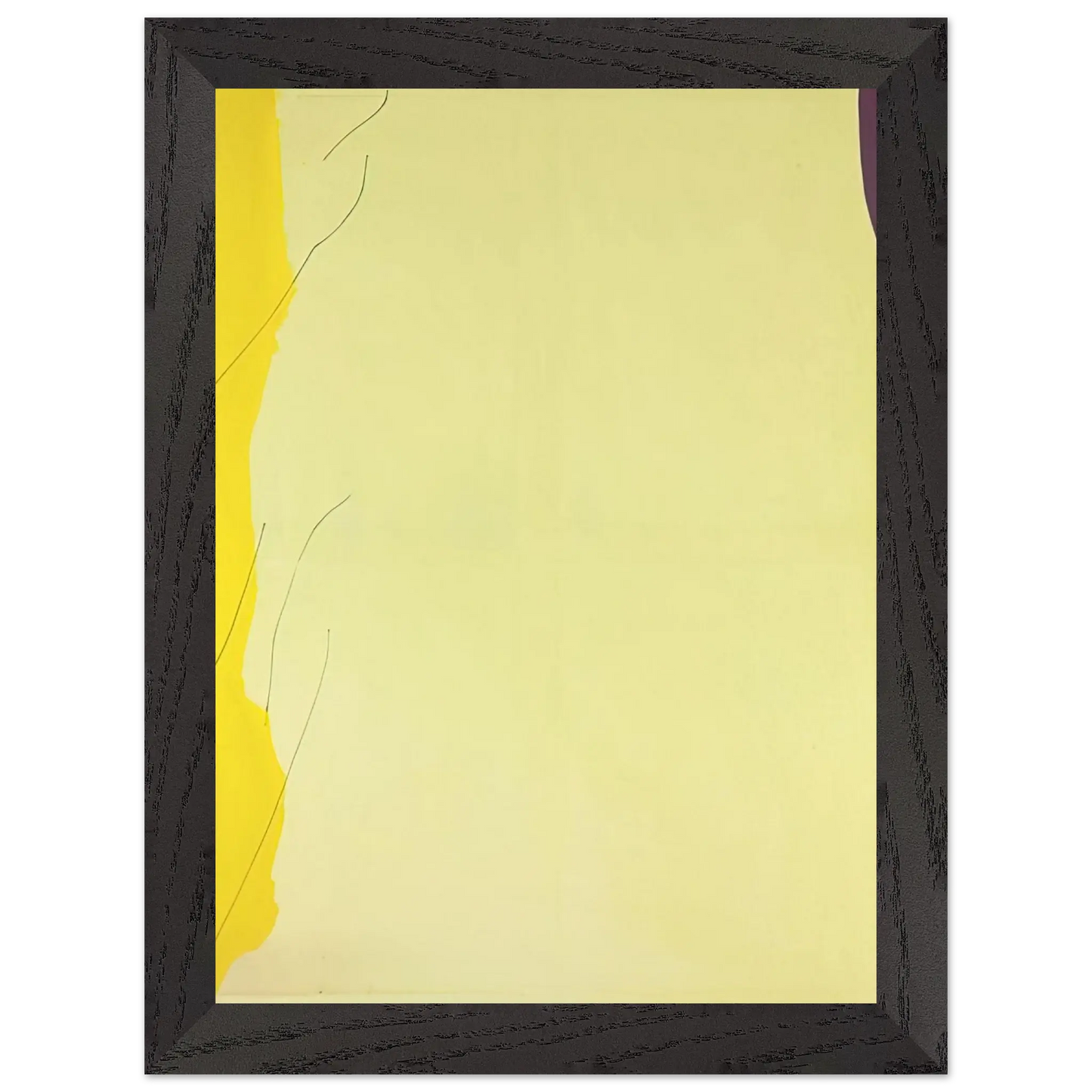 Helen Frankenthaler - Distillation - 1973 Wall art - 13x18 cm / 5x7 Inches - Premium Wooden Framed Poster With Fine Art Paper - Wood frame