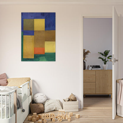 Silent Night - Hans Hofmann Brushed Aluminum Print - 70x100 cm / 28x40 inches | Hans Hofmann Aluminum Print | Hans Hofmann Prints