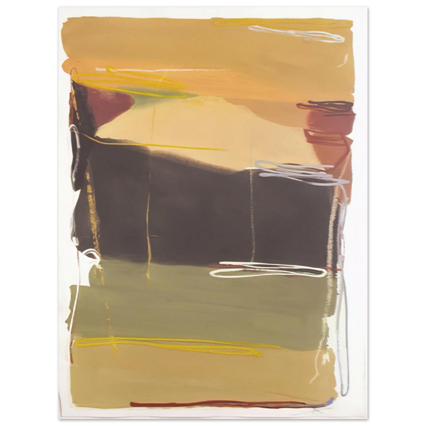 Larry Zox - Untitled - 1993  75x100 cm / 30x40inches Fine Art Poster