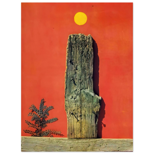 Max Ernst - Red Forest  75x100 cm / 30x40inches Fine Art Poster