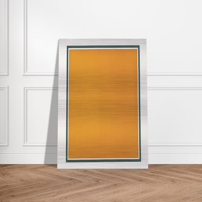 A Square With Colors Superimposed Within a Border - Sol LeWitt Brushed Aluminum Print - 70x100 cm / 28x40 inches | Sol LeWitt Aluminum Print | Sol LeWitt Prints