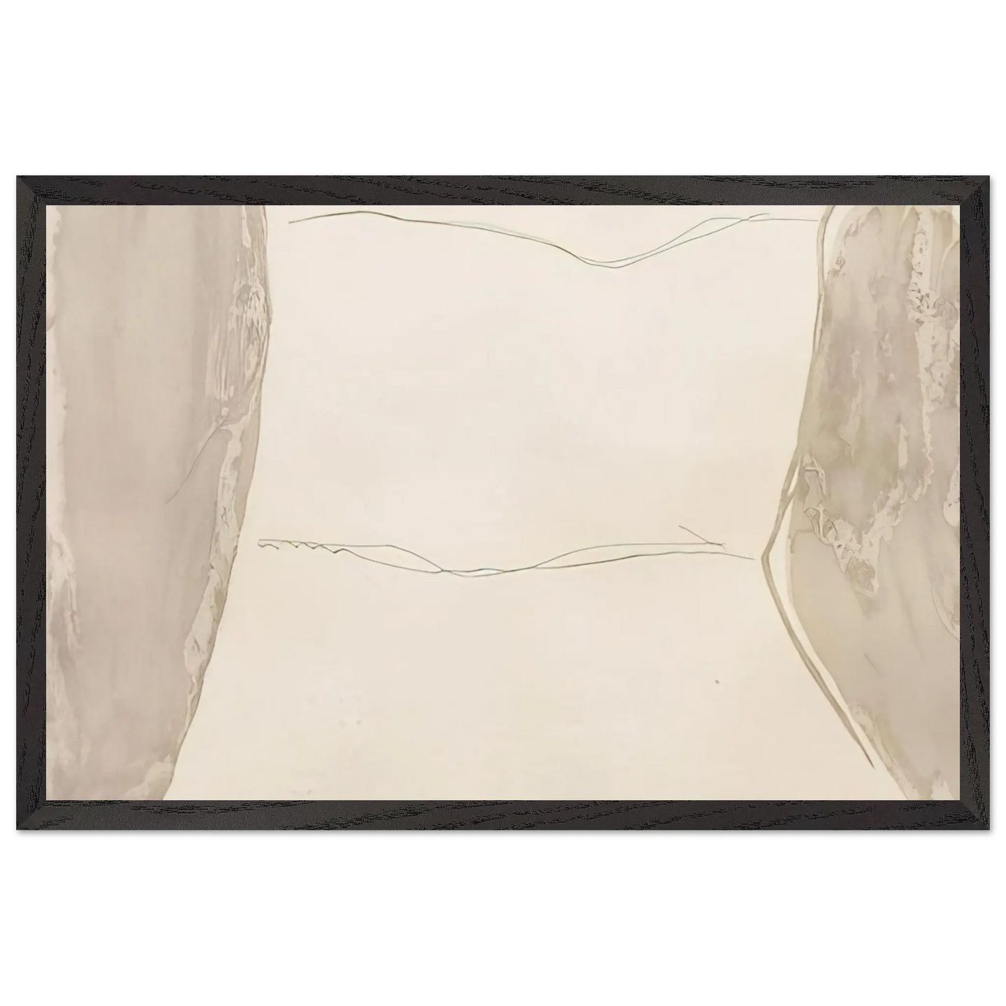 Helen Frankenthaler - Ponti - 1973 Wall art - 60x80 cm / 24x32 Inches - Premium Wooden Framed Poster With Fine Art Paper - Black frame