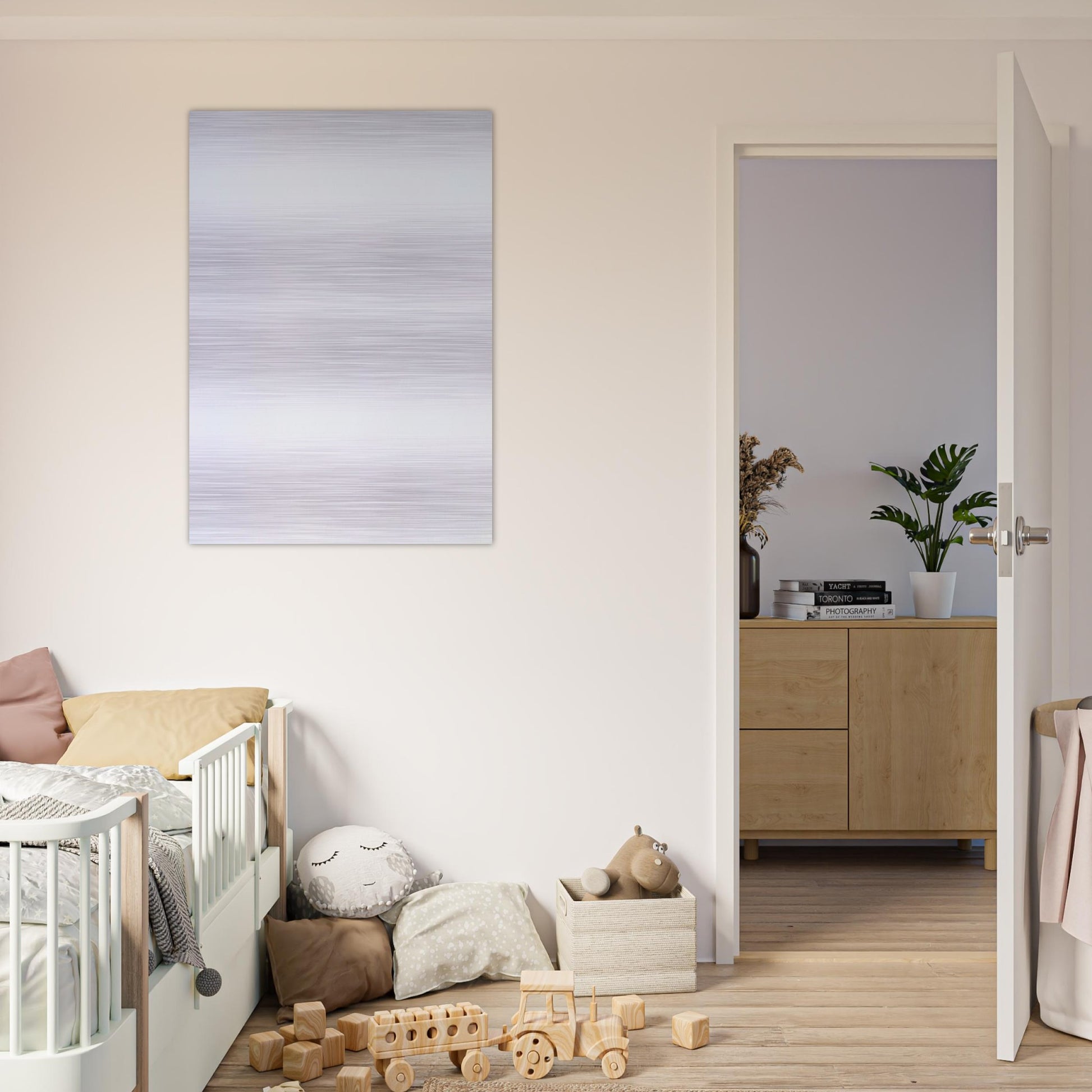 The Big N - Al Held Brushed Aluminum Print - 70x100 cm / 28x40 inches | Al Held Aluminum Print | Al Held Prints