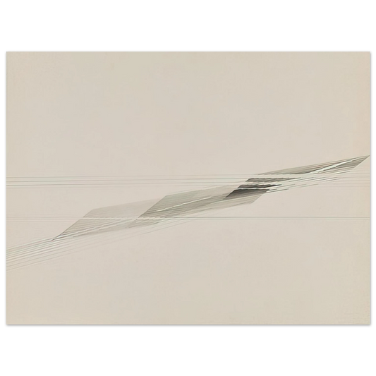 Nasreen Mohamedi - Untitled - Minimalism  75x100 cm / 30x40inches Fine Art Poster