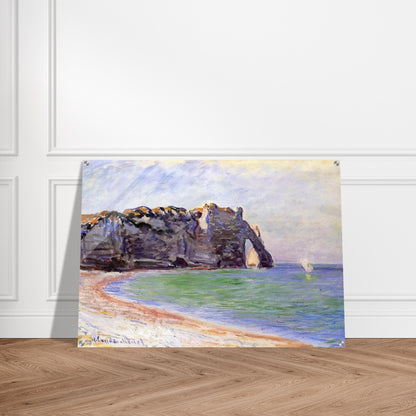 The Manneport, Etretat, the Porte d'Aval - claude monet Acrylic Print - 70x100 cm / 28x40″ inches