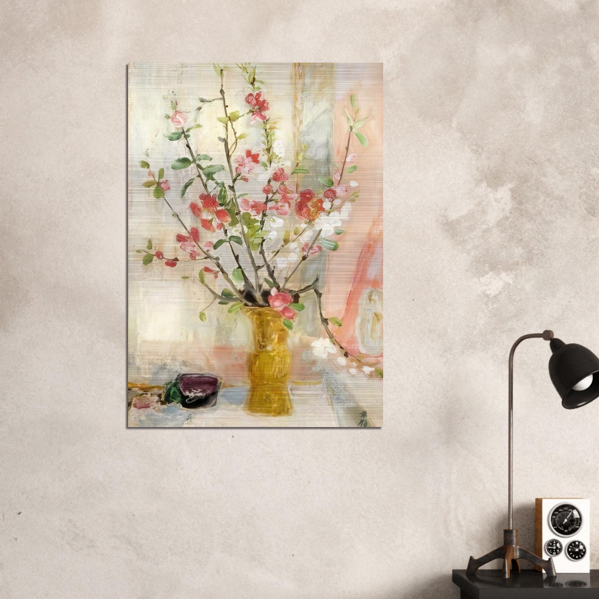 Les Pommeirs Du Japon - Post-Impressionism - Le Pho Brushed Aluminum Print - 70x100 cm / 28x40 inches | Le Pho Aluminum Print | Le Pho Prints