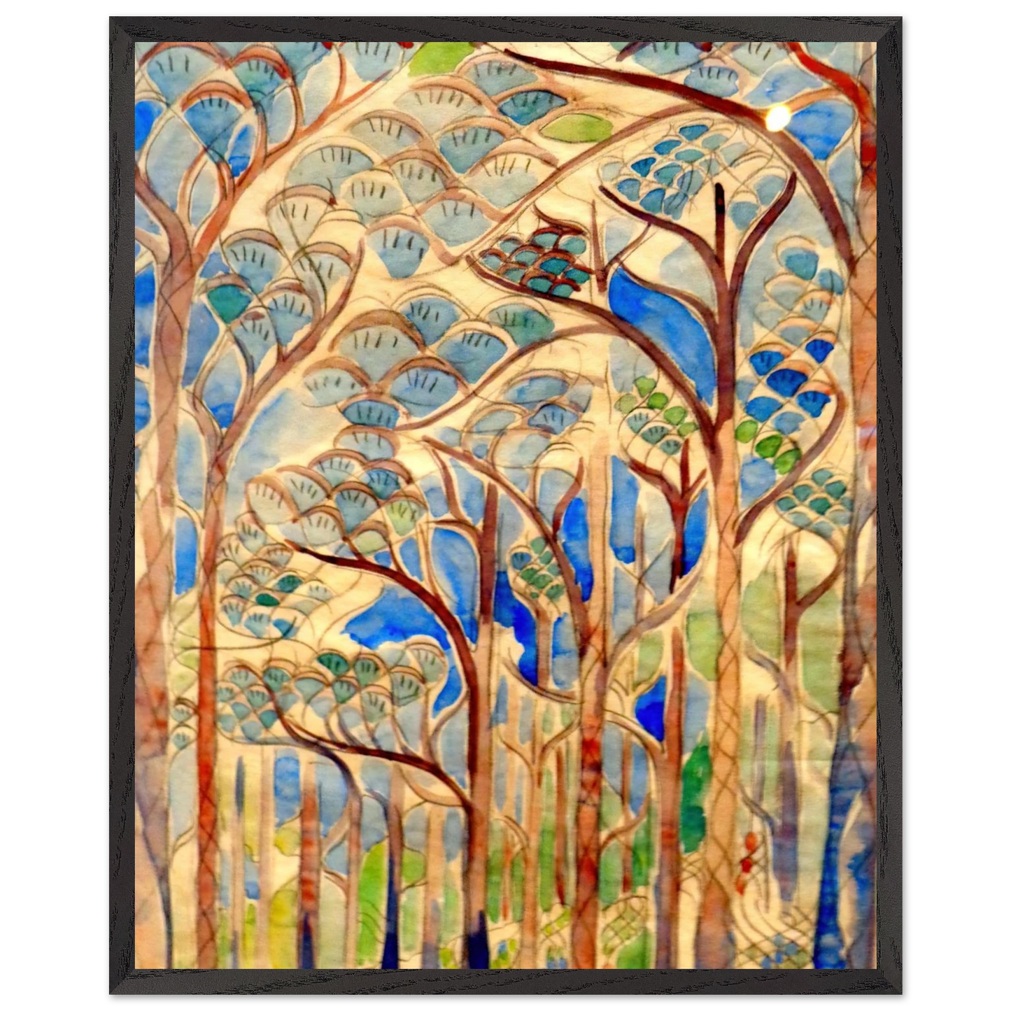 Walter Inglis Anderson - Walter Anderson Wall art - 35x35 cm / 14x14 inches - Fine Art Poster-canvas - -