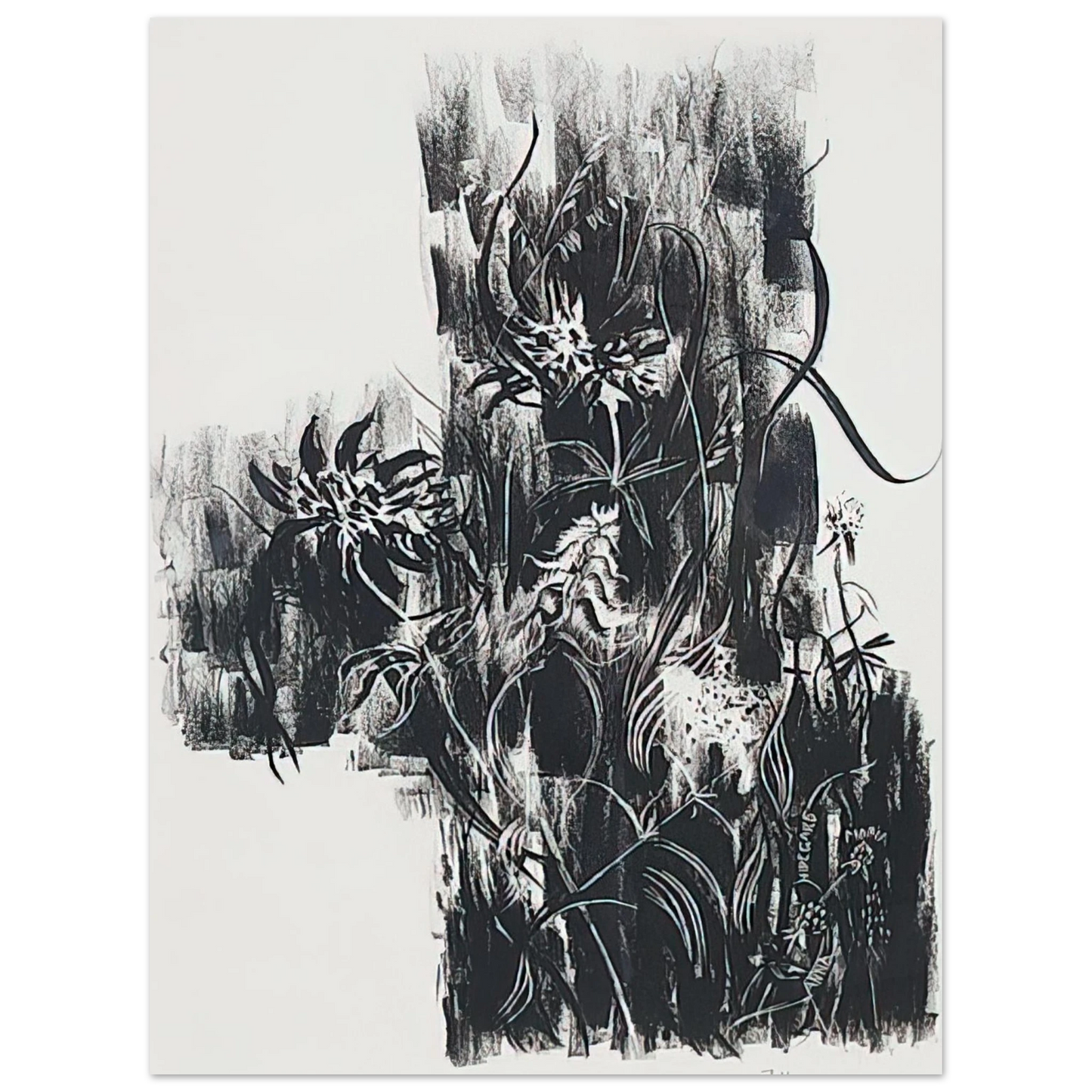 Johannes Itten - Waldrandblumen - 1919  75x100 cm / 30x40inches Fine Art Poster