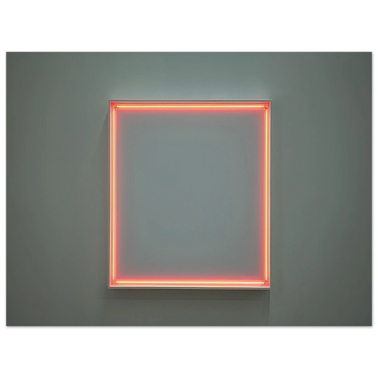 Francois Morellet - 4 rythmes interfÃ©rents en formant un carrÃ© - 1972  75x100 cm / 30x40inches Fine Art Poster
