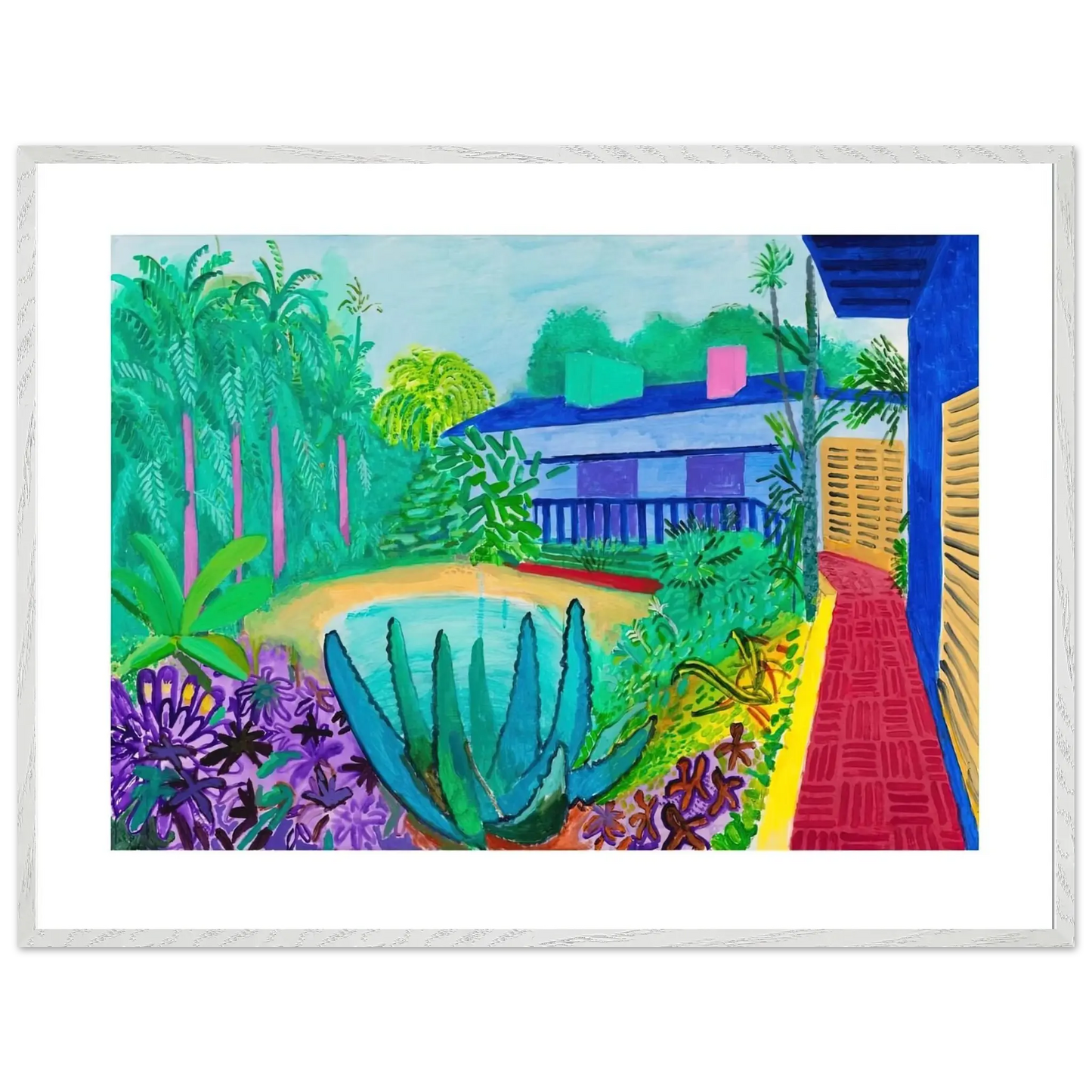 David Hockney - David Hockney Wall art - 60x80 cm / 24x32 Inches - Fine Art Poster - -