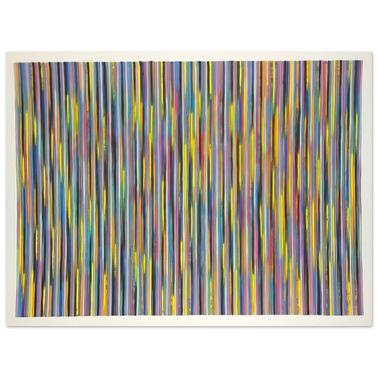 Gene Davis - Joy Ride - 1981  75x100 cm / 30x40inches Fine Art Poster