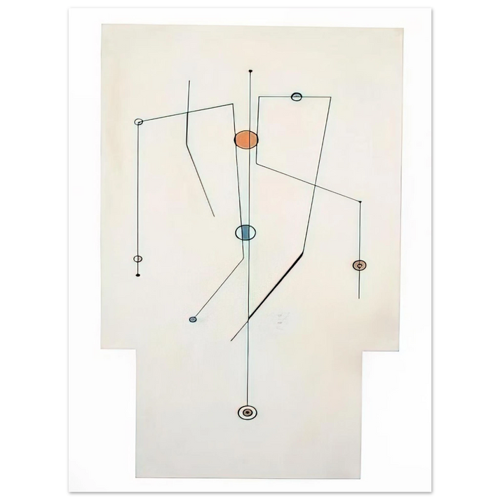 Carmelo Arden Quin - Ilke - 1951  75x100 cm / 30x40inches Fine Art Poster
