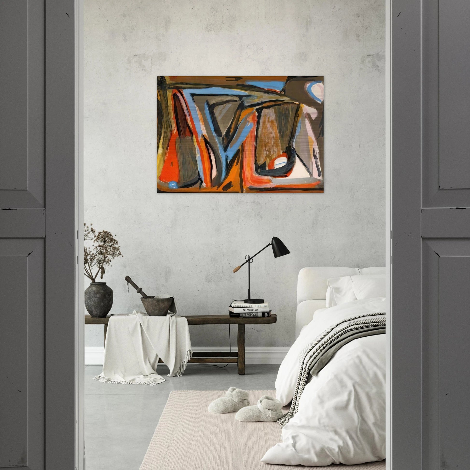 Le tout - 1978 - Bram van Velde Brushed Aluminum Print - 70x100 cm / 28x40 inches | Bram van Velde Aluminum Print | Bram van Velde Prints