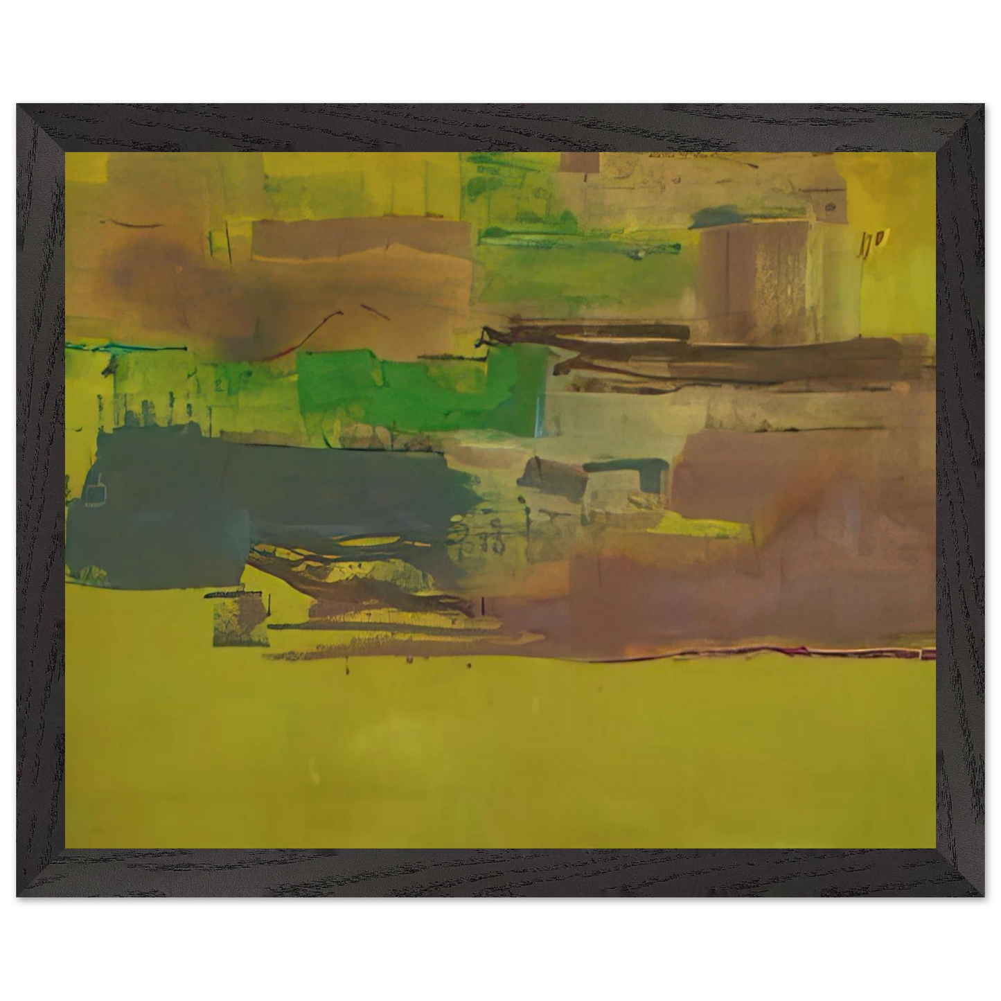 Helen Frankenthaler - August Deep - 1978 Wall art - 20x50 cm / 8x20 inches - Fine Art Poster-canvas - -