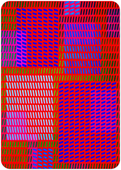 Keiho C1 - 1963 By Victor Vasarely Pack of 10 Post Cards | Victor Vasarely Post Cards | A6 (10.5 x 14.8 cm) - 4.1 x 5.8 inches