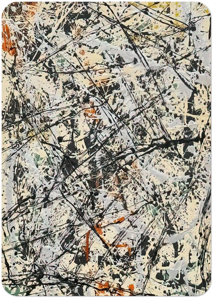 NUMBER 32 1947 By Jackson Pollock Pack of 10 Post Cards | Jackson Pollock Post Cards | A6 (10.5 x 14.8 cm) - 4.1 x 5.8 inches
