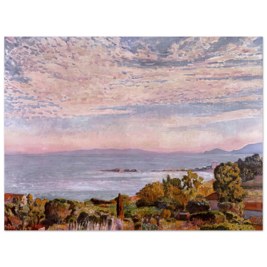 Theo van Rysselberghe - THE BAY OF ST CLAIR 1923  75x100 cm / 30x40inches Fine Art Poster