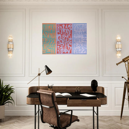 Settori - 1962 - Carla Accardi Brushed Aluminum Print - 70x100 cm / 28x40 inches | Carla Accardi Aluminum Print | Carla Accardi Prints