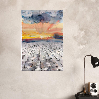 THE EVENING OF ALL DAYS THE DAY OF ALL EVENINGS 2014 - Anselm Kiefer Brushed Aluminum Print - 70x100 cm / 28x40 inches | Anselm Kiefer Aluminum Print | Anselm Kiefer Prints