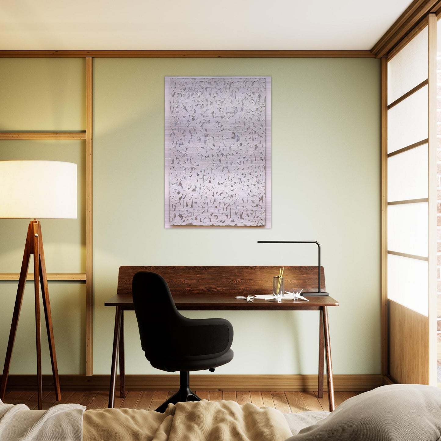 Points - 1963 - Robert Ryman Brushed Aluminum Print - 70x100 cm / 28x40 inches | Robert Ryman Aluminum Print | Robert Ryman Prints