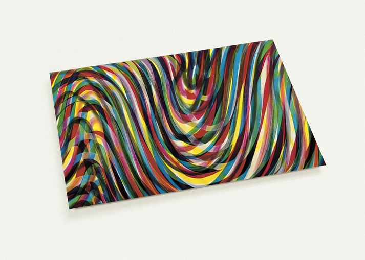 Horizontal Wavy Lines By Sol LeWitt Pack of 10 Post Cards | Sol LeWitt Post Cards | A6 (10.5 x 14.8 cm) - 4.1 x 5.8 inches