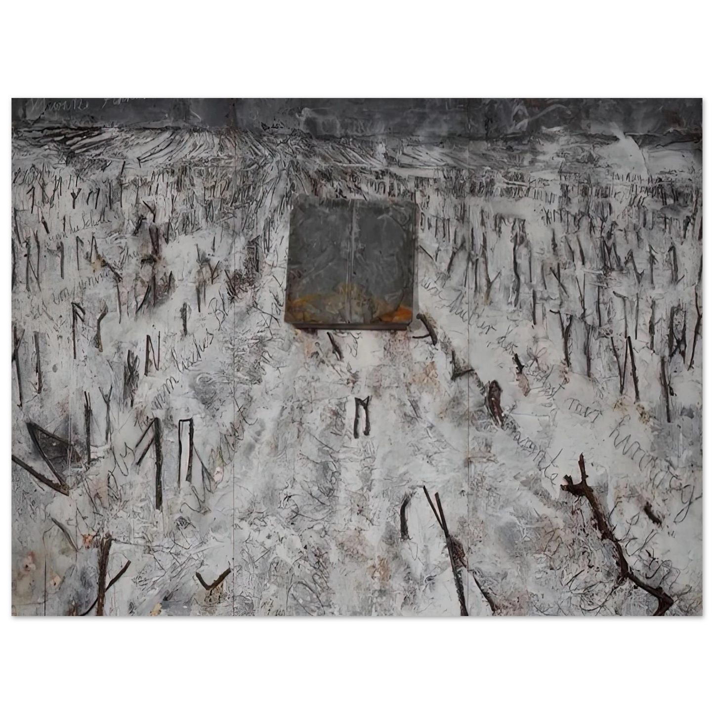 Anselm Kiefer - BLACK FLAKES 2006  75x100 cm / 30x40inches Fine Art Poster